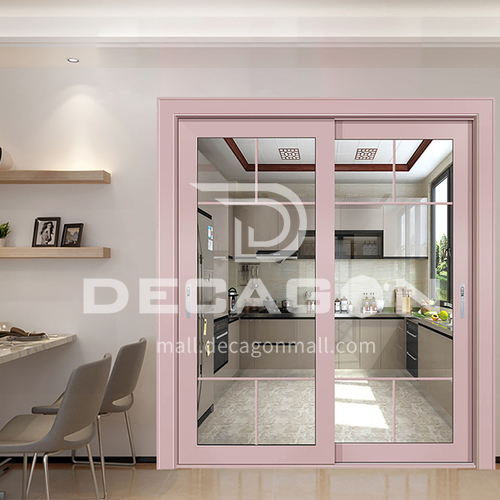 1.2mm aluminum alloy soundproof sliding door double tempered glass balcony door kitchen door 5